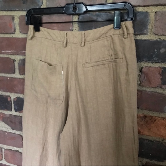 Creatures of Comfort | Linen Pants Sz 2 (W25 X L25.5”) High Rise - Picture 6 of 6